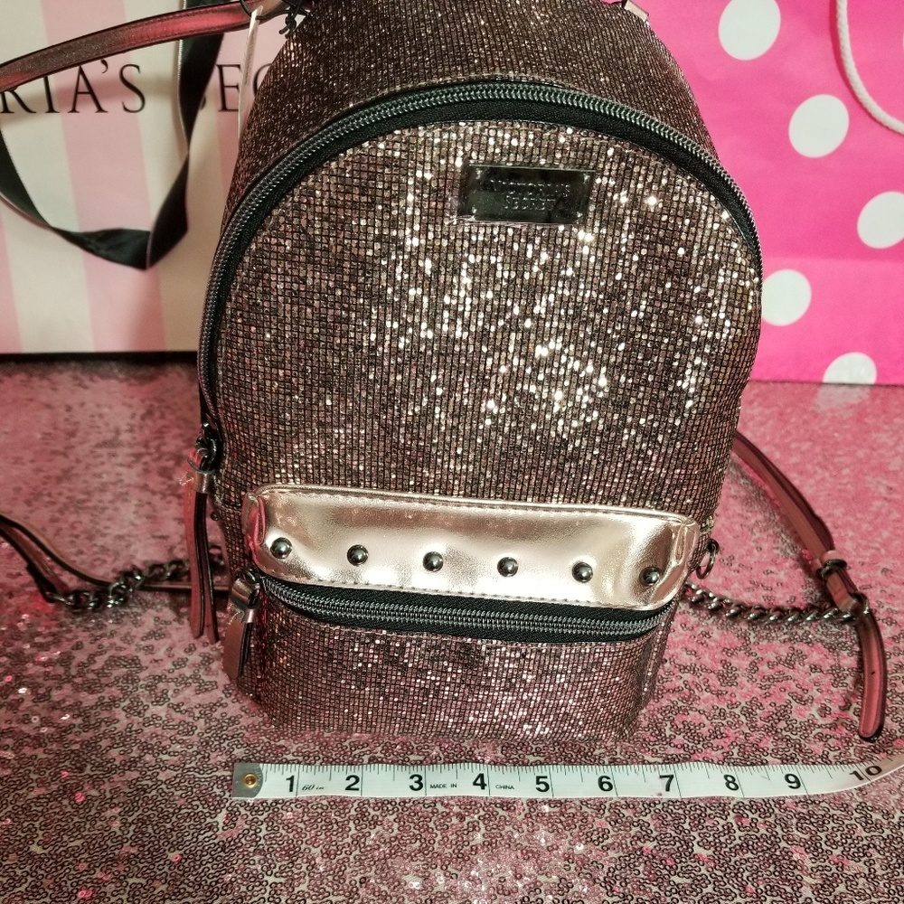 NWT!  VICTORIA'S SECRET GLITTER BACKPACK - Picture 5 of 8
